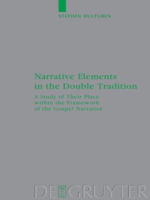 cover image of Narrative Elements in the Double Tradition